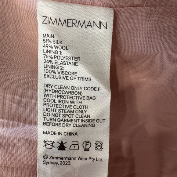 ZIMMERMANN Matchmaker gathered silk and wool-blend mini dress - Picture 13 of 14